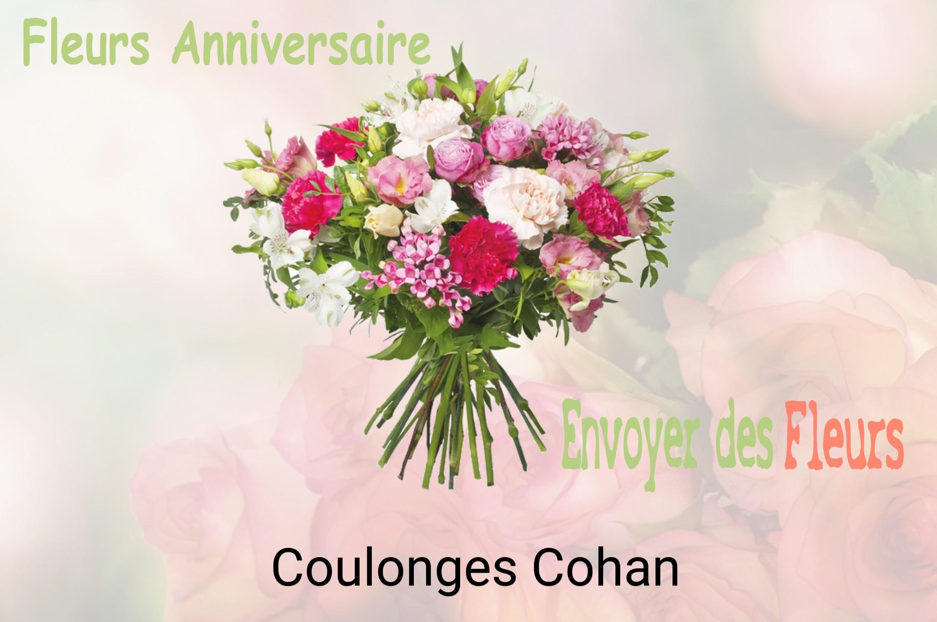Bouquet de fleurs d’anniversaire livré à Coulonges-Cohan