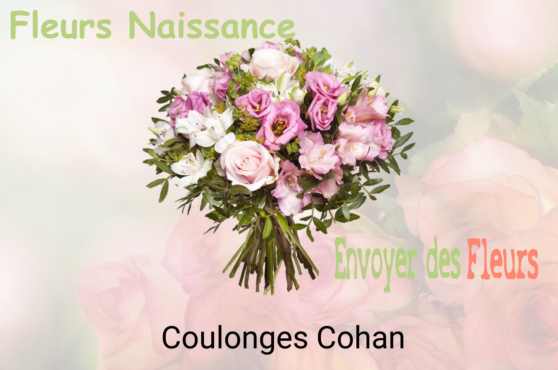 Bouquet de fleurs de naissance livré à Coulonges-Cohan